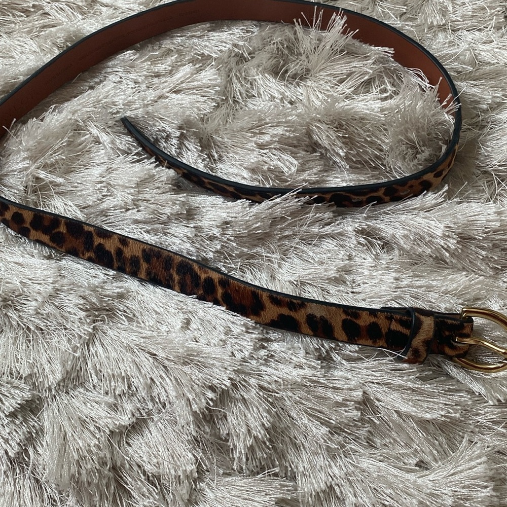 Ann Taylor Leopard Print Belt